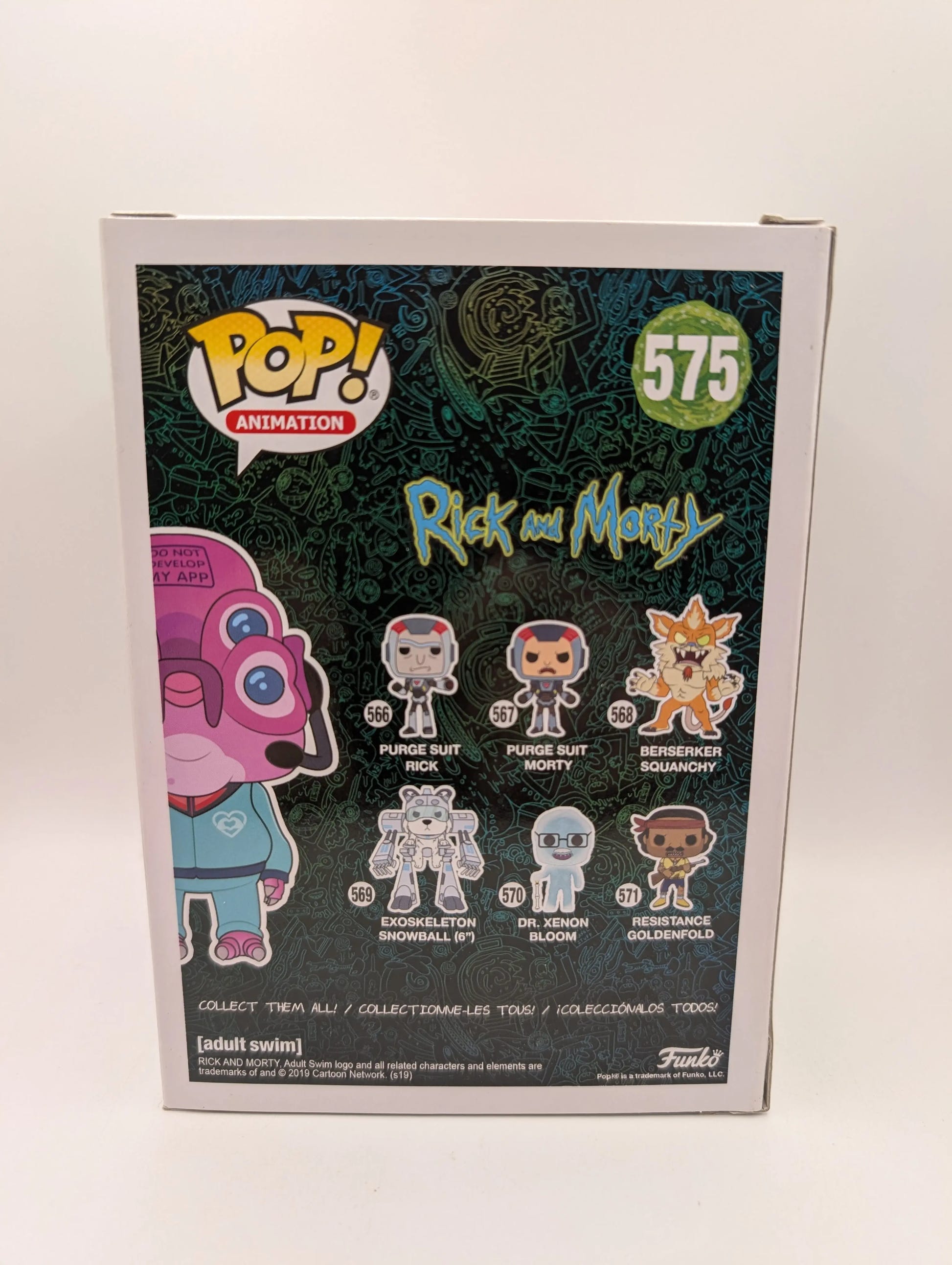 Funko Pop Rick & Morty - Glootie #575 - 2019 Summer Convention Exclusive FRENLY BRICKS - Open 7 Days image 3