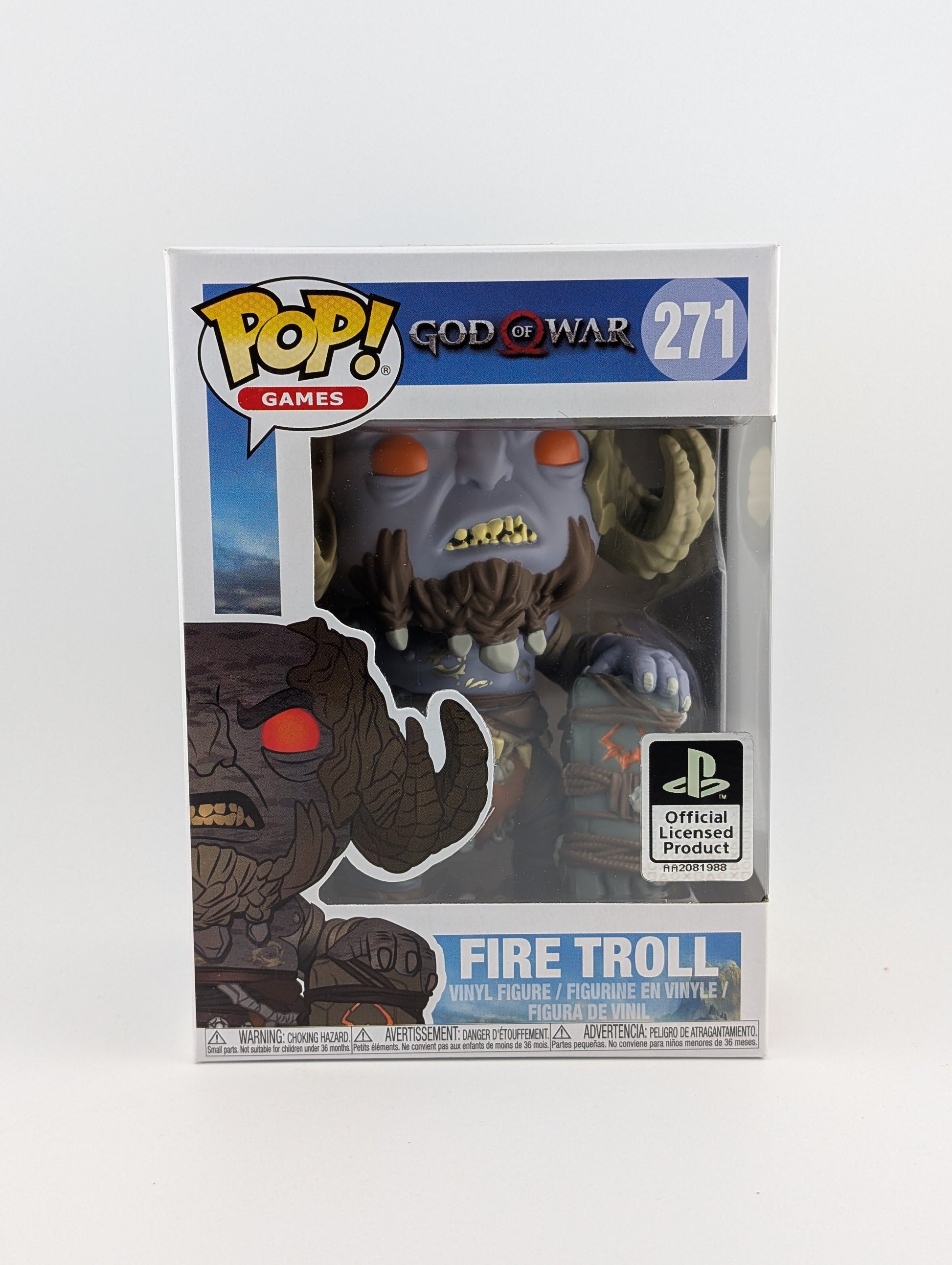 Funko POP! Games God Of War #271 Fire Troll Vinyl Collectable Rare FRENLY BRICKS - Open 7 Days