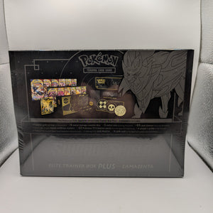 Pokemon TCG Sword & Shield Zamazenta ETB Elite Trainer Box Plus Factory Sealed FRENLY BRICKS - Open 7 Days