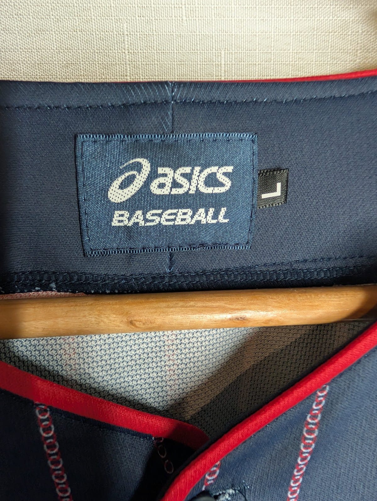 Nippon Baseball Asics Samurai Japan Away 2017-2021 Dark Navy Blue Large Jersey, photo 14 image 14