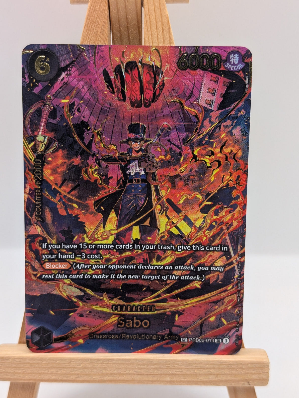 One Piece TCG - Sabo (SP) PRB02-014 - OP15 - Adventure on Kami's Island FRENLY BRICKS - Open 7 Days image 2