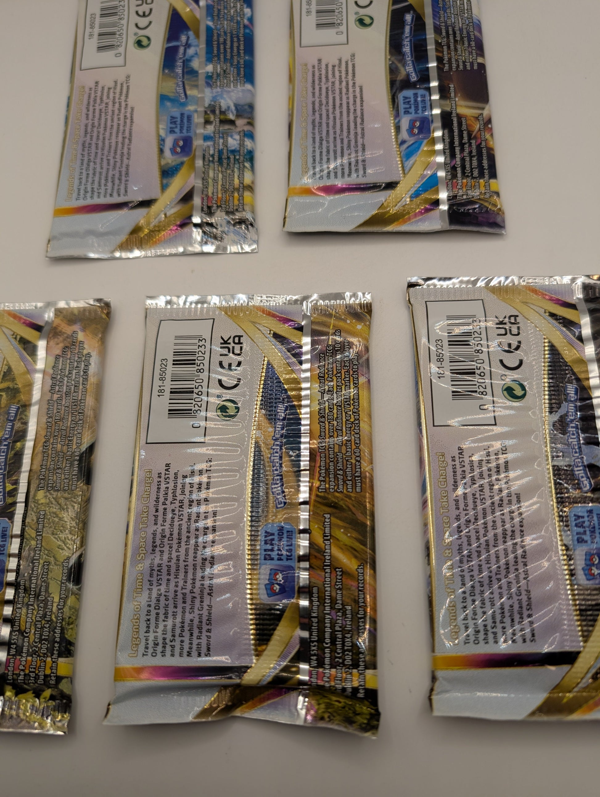 Pokemon Astral Radiance Booster Pack x 5 [Full Art Set] New/Sealed FRENLY BRICKS - Open 7 Days