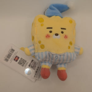 Kakao Friends x SpongeBob Ryan Plush Keychain - Korea Exclusive Collaboration FRENLY BRICKS - Open 7 Days