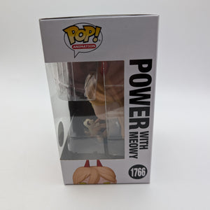 Chainsaw Man #1766 Power with Meowy Funko Pop! Excluive SE New Common FRENLY BRICKS - Open 7 Days