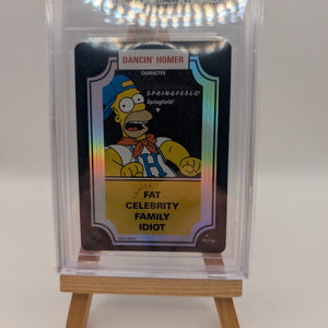 2003 WOTC WIZARDS OF THE COAST THE SIMPSONS TCG DANCIN HOMER SIMPSON CARD BGS 8.5 FRENLY BRICKS - Open 7 Days
