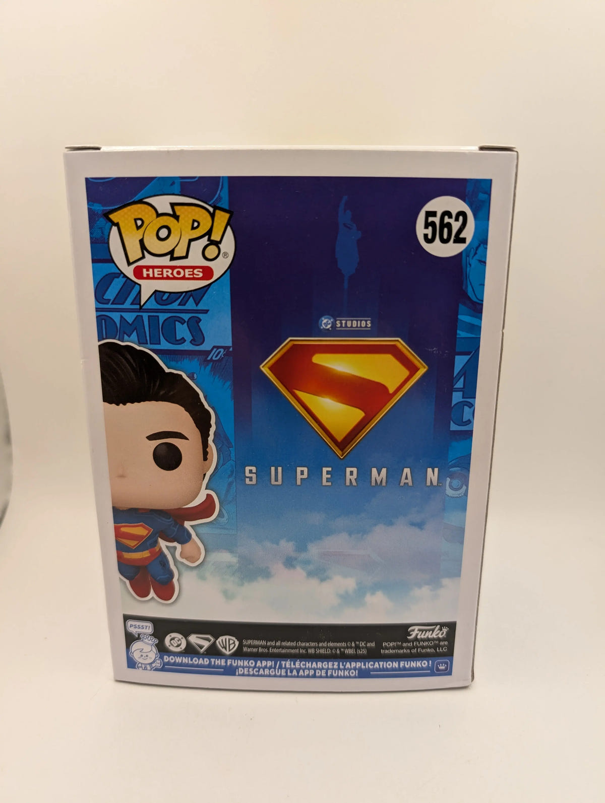 Funko POP! Heroes Superman #562 Superman FRENLY BRICKS - Open 7 Days image 3