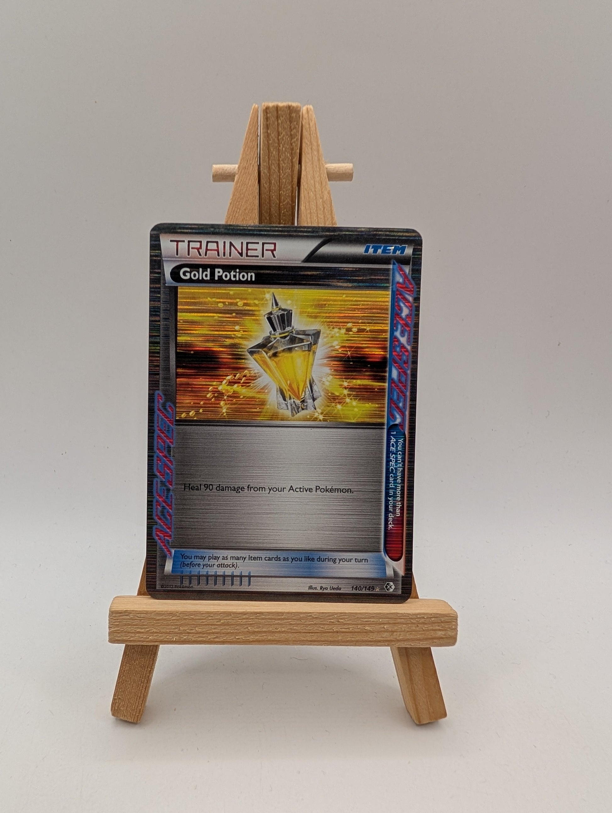 Gold Potion 140/149 Ace Spec Holo Rare Boundaries Crossed - Pokemon TCG FRENLY BRICKS - Open 7 Days