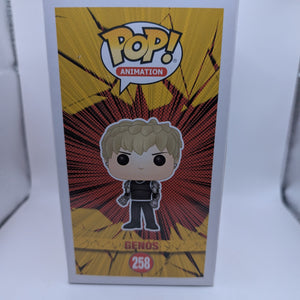 Funko Pop! Animation: One Punch Man Genos #258 FRENLY BRICKS - Open 7 Days
