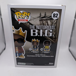 Notorious B.I.G. With Crown Pop Vinyl #82 - 2018 Fall Convention FRENLY BRICKS - Open 7 Days