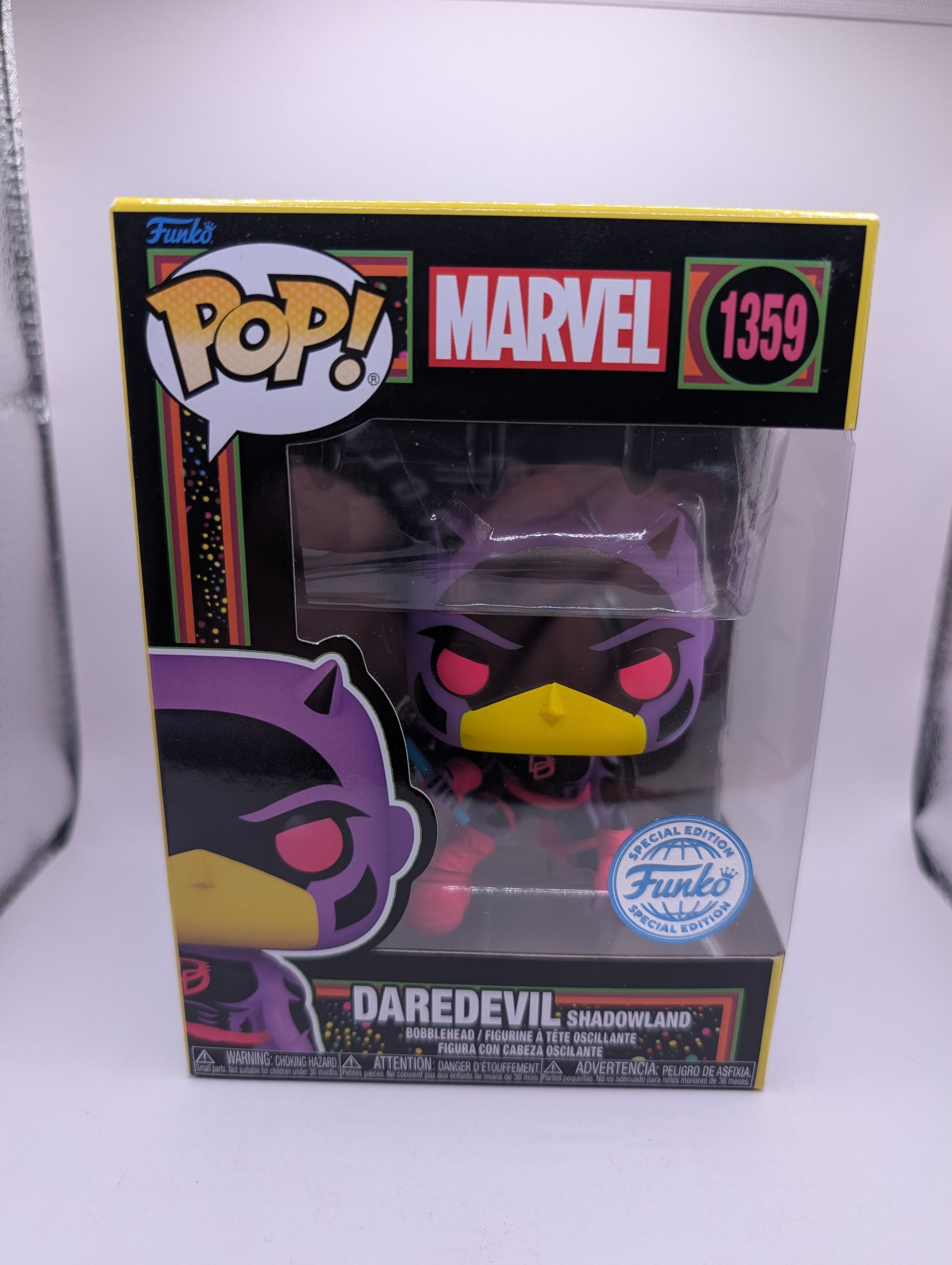 Funko POP! Marvel #1359 Daredevil Shadowland Blacklight FRENLY BRICKS - Open 7 Days