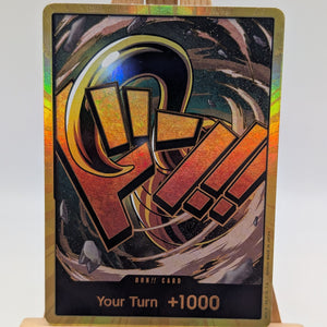 One Piece TCG PRB-01 Gold Don Sir Crocodile Full Art Foil Card NM FRENLY BRICKS - Open 7 Days