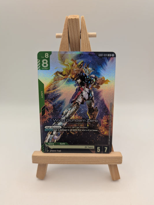 Gundam TCG - Wing Gundam Zero GD01-024 LR Newtype Rising FRENLY BRICKS - Open 7 Days