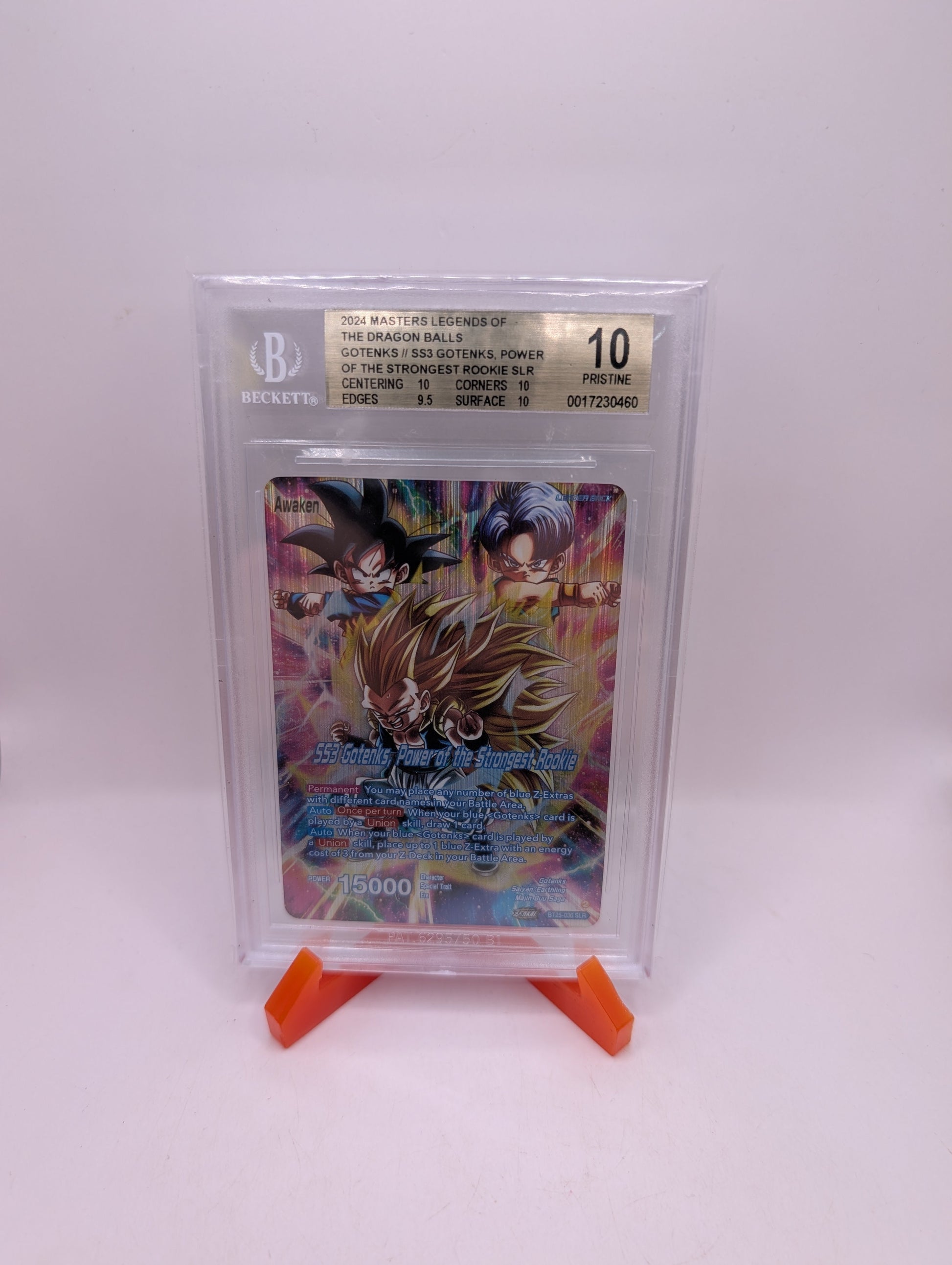 SS3 Gotenks Power of the Strongest Rookie BT25-036 Dragon Ball Masters BGS 10 FRENLY BRICKS - Open 7 Days