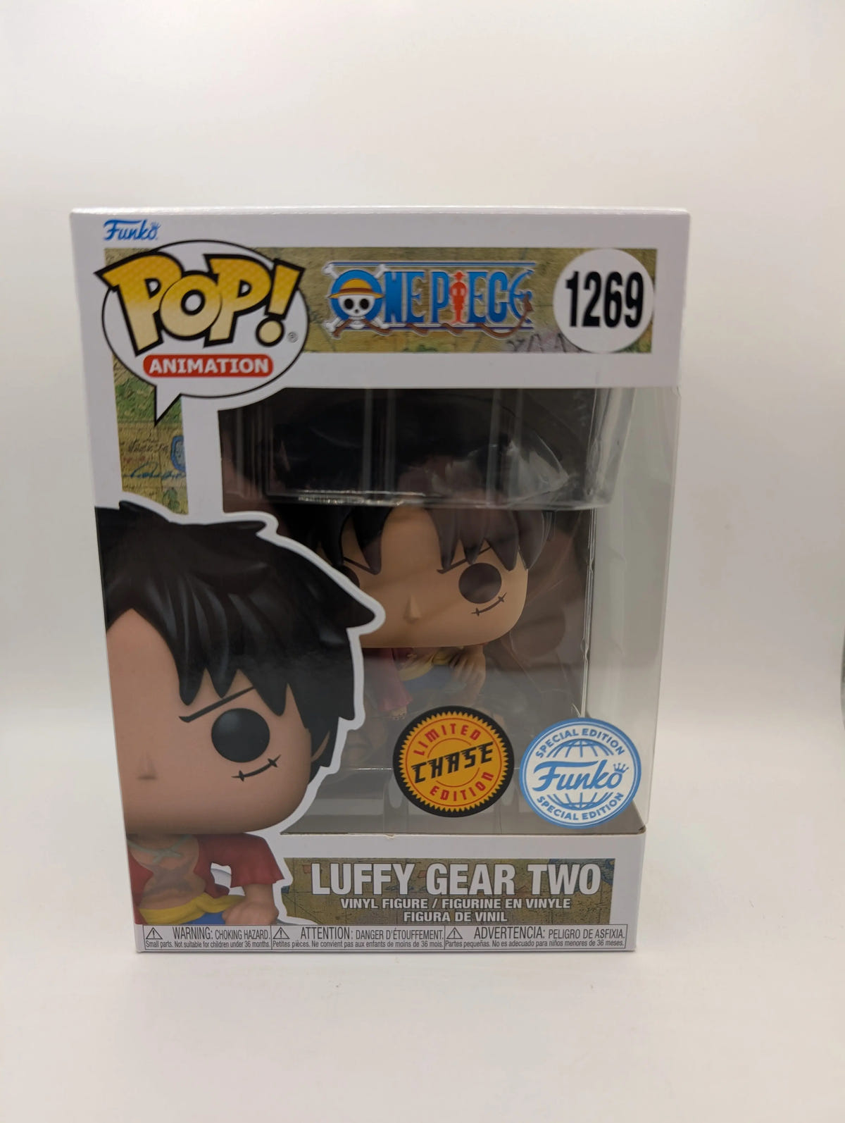 One Piece Luffy Gear Two #1269 CHASE Funko Pop! FRENLY BRICKS - Open 7 Days image 1