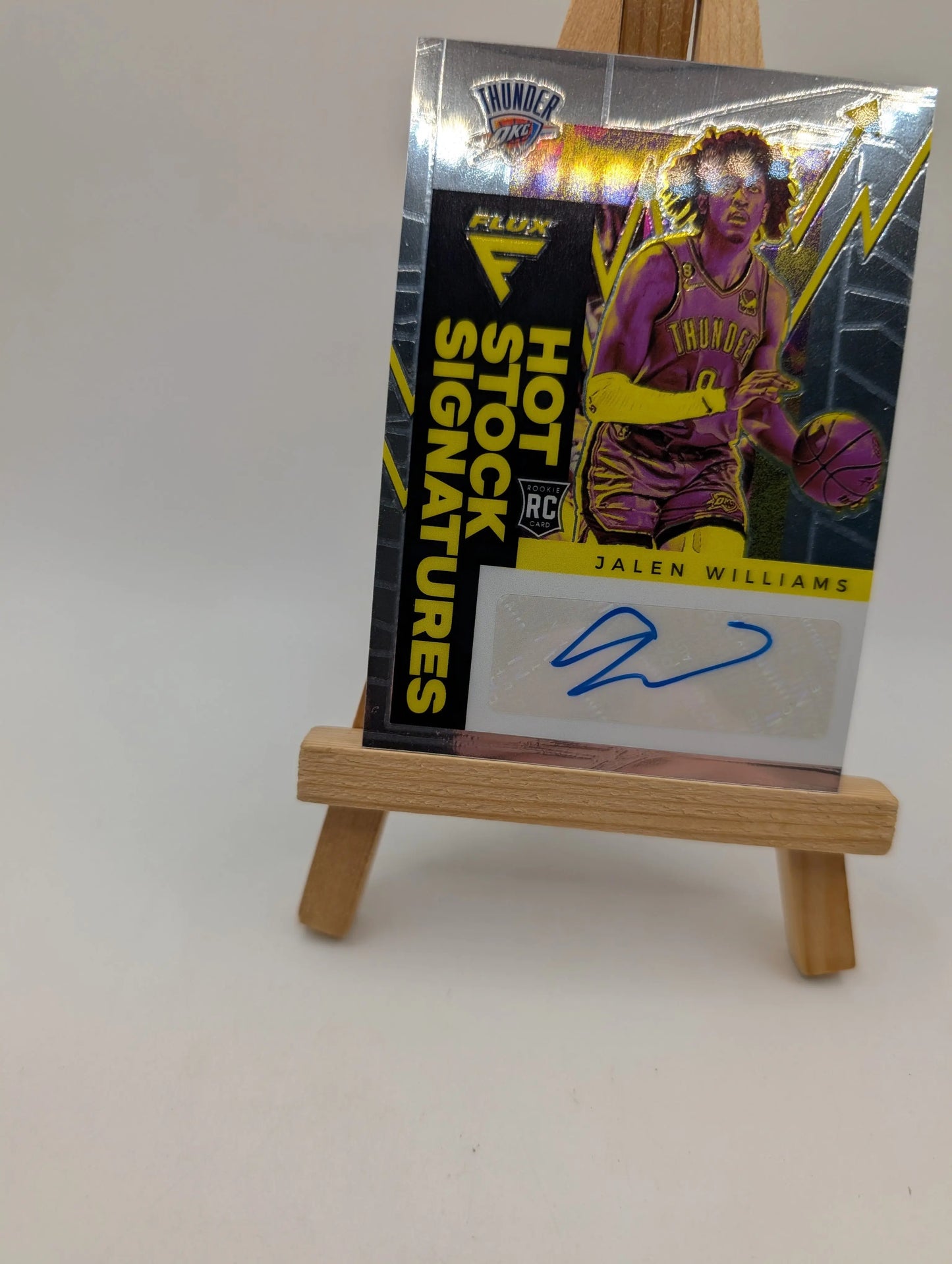 2022-23 Panini Flux Jalen Williams RC Rookie Hot Stock Auto FRENLY BRICKS - Open 7 Days