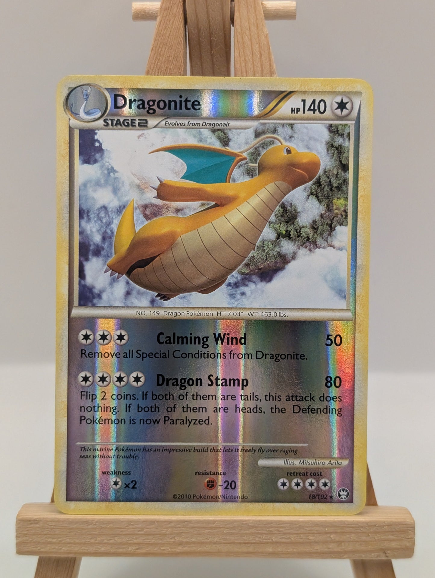 Dragonite 18/102 Triumphant Reverse Holo Pokemon TCG FRENLY BRICKS - Open 7 Days
