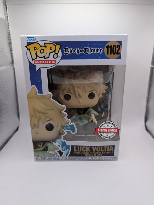 Funko Luck Voltia 1102 Black Clover Pop Figure FRENLY BRICKS - Open 7 Days