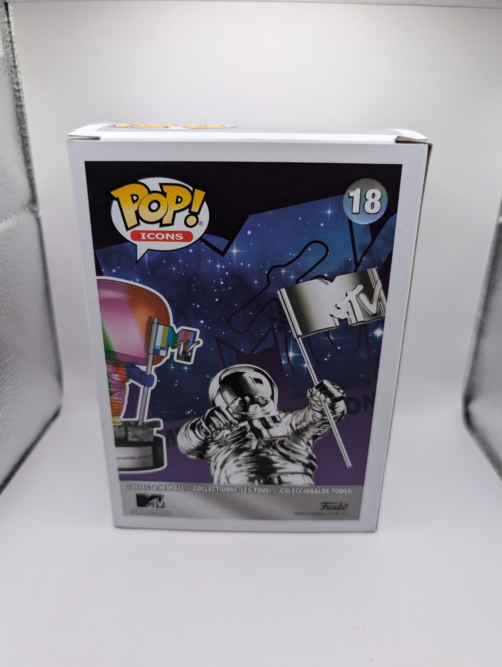 FUNKO POP VINYL ICONS MTV MUSIC TV 18 MTV MOON PERSON RAINBOW FRENLY BRICKS - Open 7 Days
