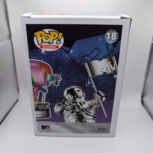 FUNKO POP VINYL ICONS MTV MUSIC TV 18 MTV MOON PERSON RAINBOW FRENLY BRICKS - Open 7 Days