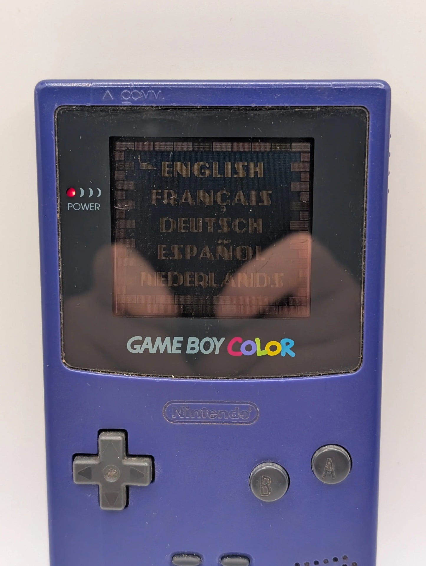 Nintendo Game Boy Color Console CGB-001 - Grape Purple - Tested Working NO GAME INCLUDE FRENLY BRICKS - Open 7 Days