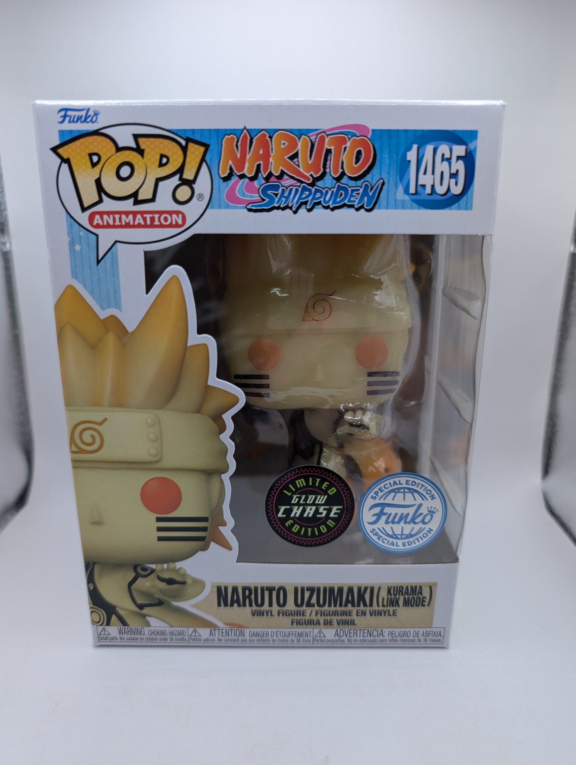 Pop Naruto Uzumaki Kurama Link Mode #1465 Glow Chase Funko Pop Vinyl FRENLY BRICKS - Open 7 Days