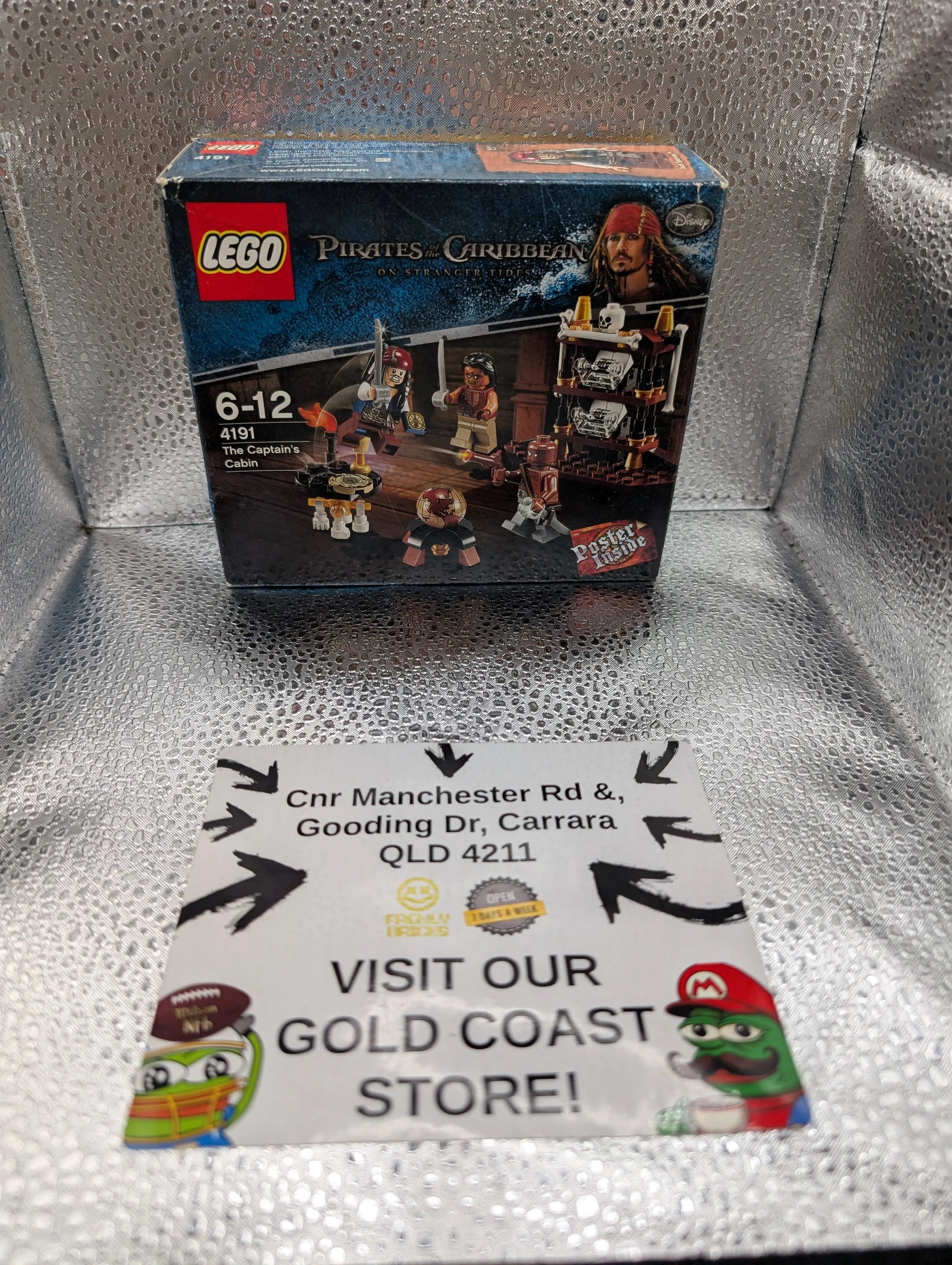 LEGO 4191 Pirates of the Caribbean Captain's Cabin Sealed in Box - Released 2011 FRENLY BRICKS - Open 7 Days