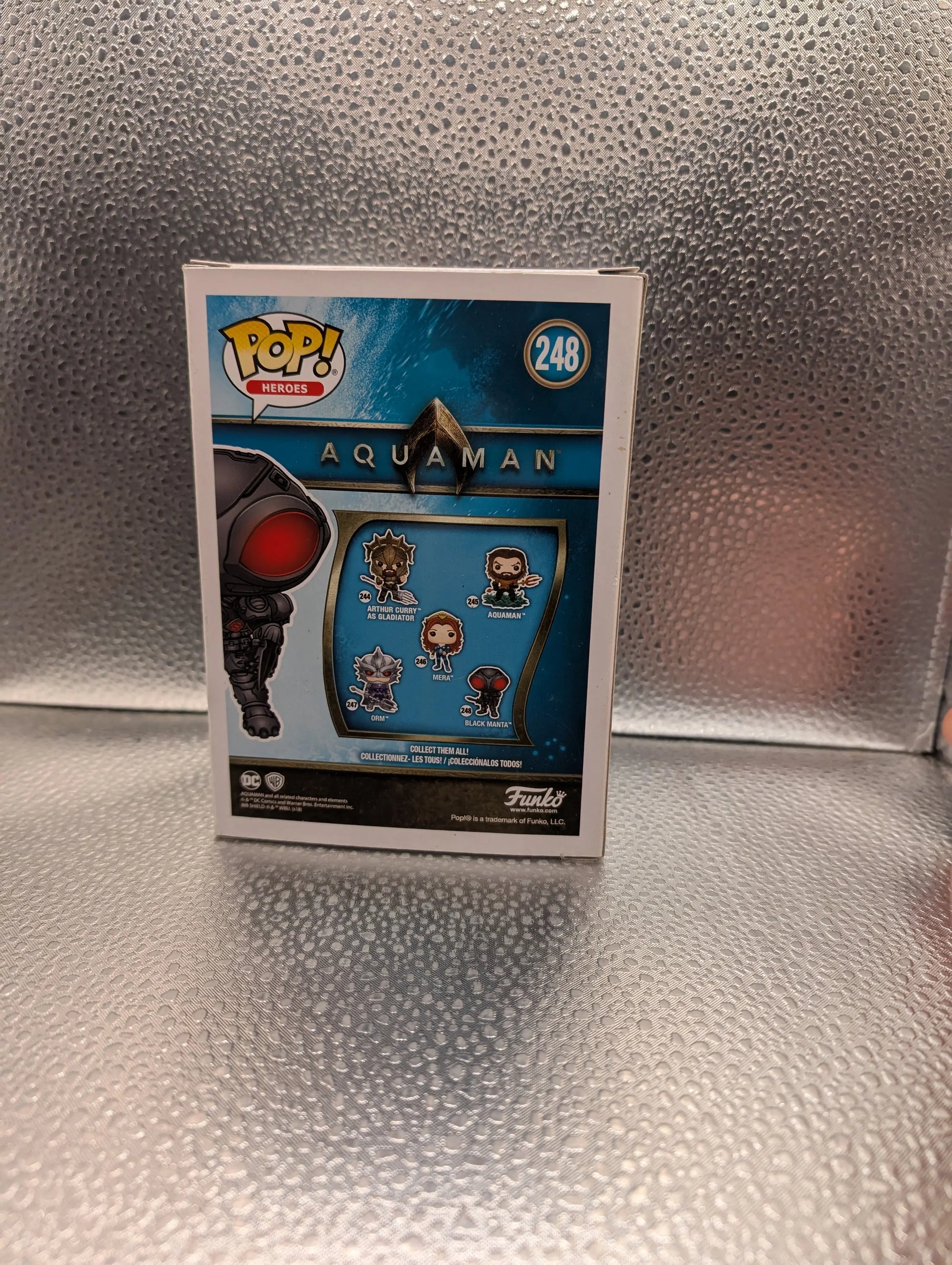 FUNKO Pop Vinyl Black Manta Aquaman #248 FRENLY BRICKS - Open 7 Days