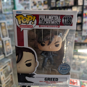 FUNKO POP VINYL FULLMETAL ALCHEMIST BROTHERHOOD GREED #1180 EXCLUSIVE FRENLY BRICKS - Open 7 Days