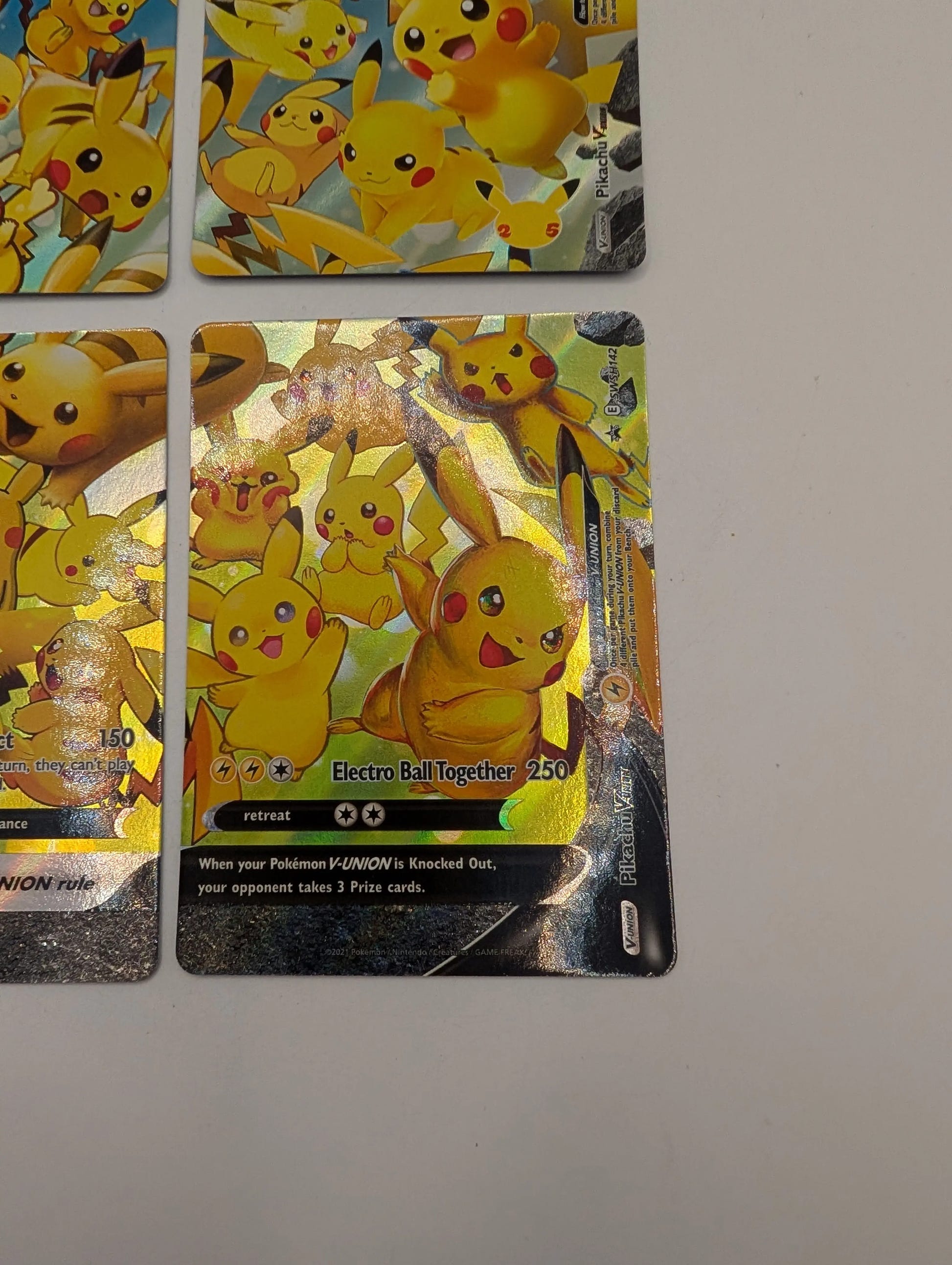 Pikachu V-Union - SWSH139-142 - Pokemon TCG: Celebrations Promo 4 Card Set FRENLY BRICKS - Open 7 Days image 7