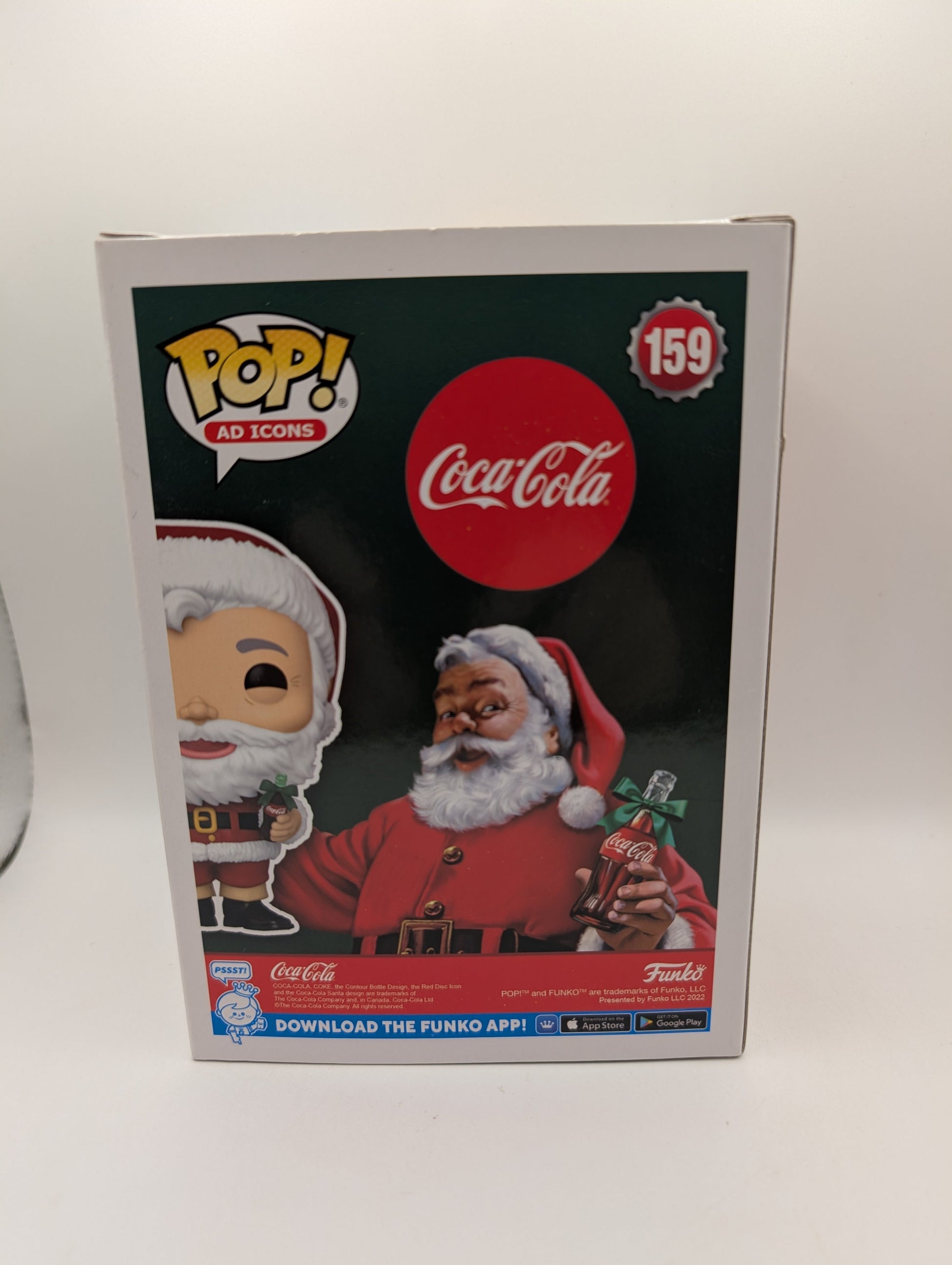 Funko Pop! Vinyl: Coca-Cola - Coca-Cola Santa #159 Classic Christmas FRENLY BRICKS - Open 7 Days