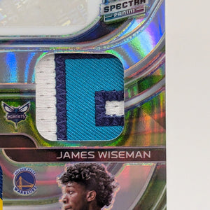 2020-21 Panini Spectra Rookie Dual Patch Auto LaMELO BALL JAMES WISEMAN /5 RC FRENLY BRICKS - Open 7 Days