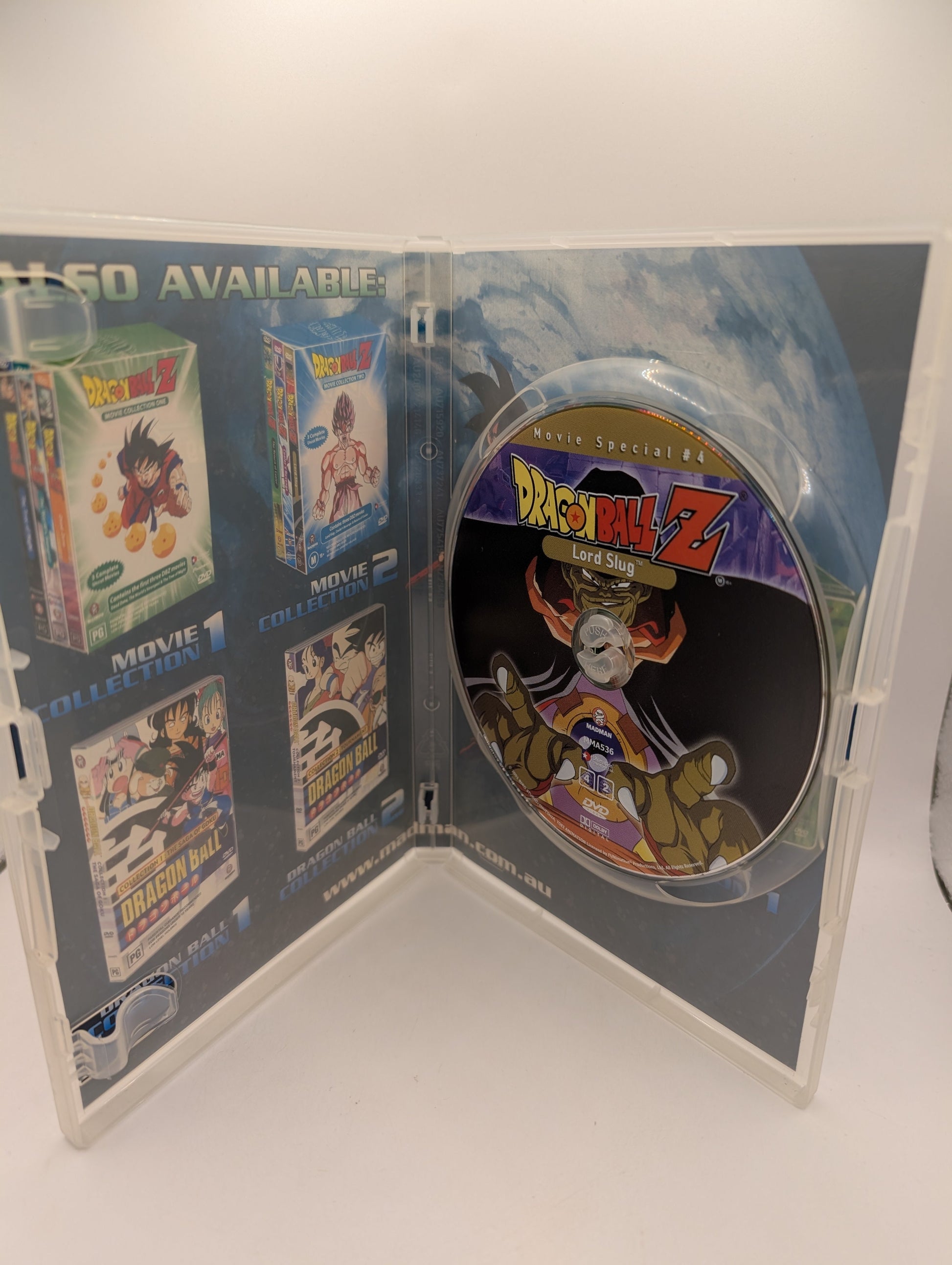 Dragon Ball Z-Lord Slug : Movie 4 (DVD, 2000) FRENLY BRICKS - Open 7 Days