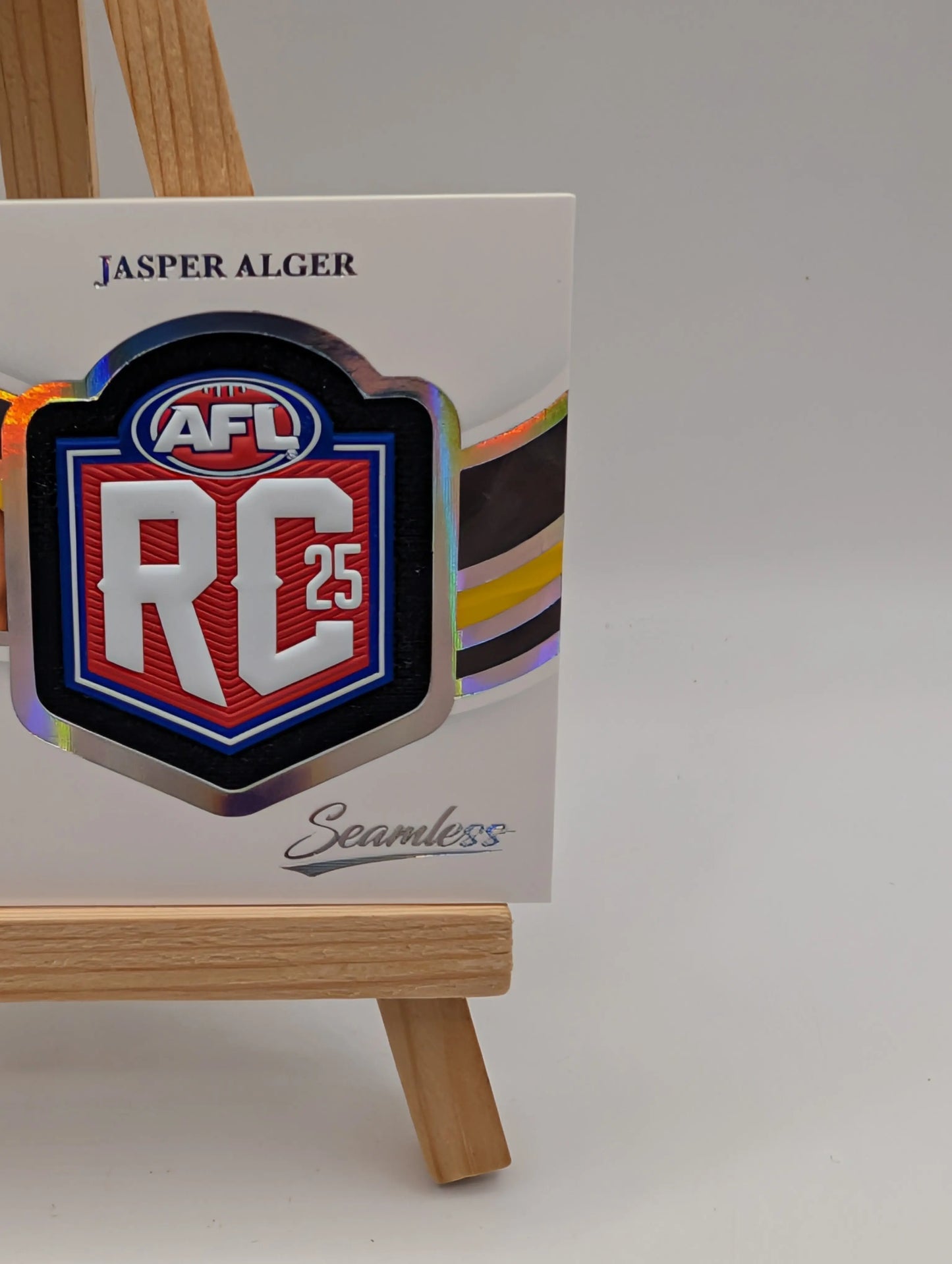 2025 Select Seamless Rookie Patch Signature JASPER ALGER /70 Richmond Tigers FRENLY BRICKS - Open 7 Days