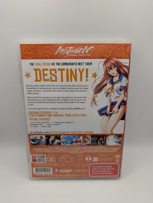 Ikki Tousen Xtreme Xecutor Collection DVD Season 4 Rare A36 FRENLY BRICKS - Open 7 Days