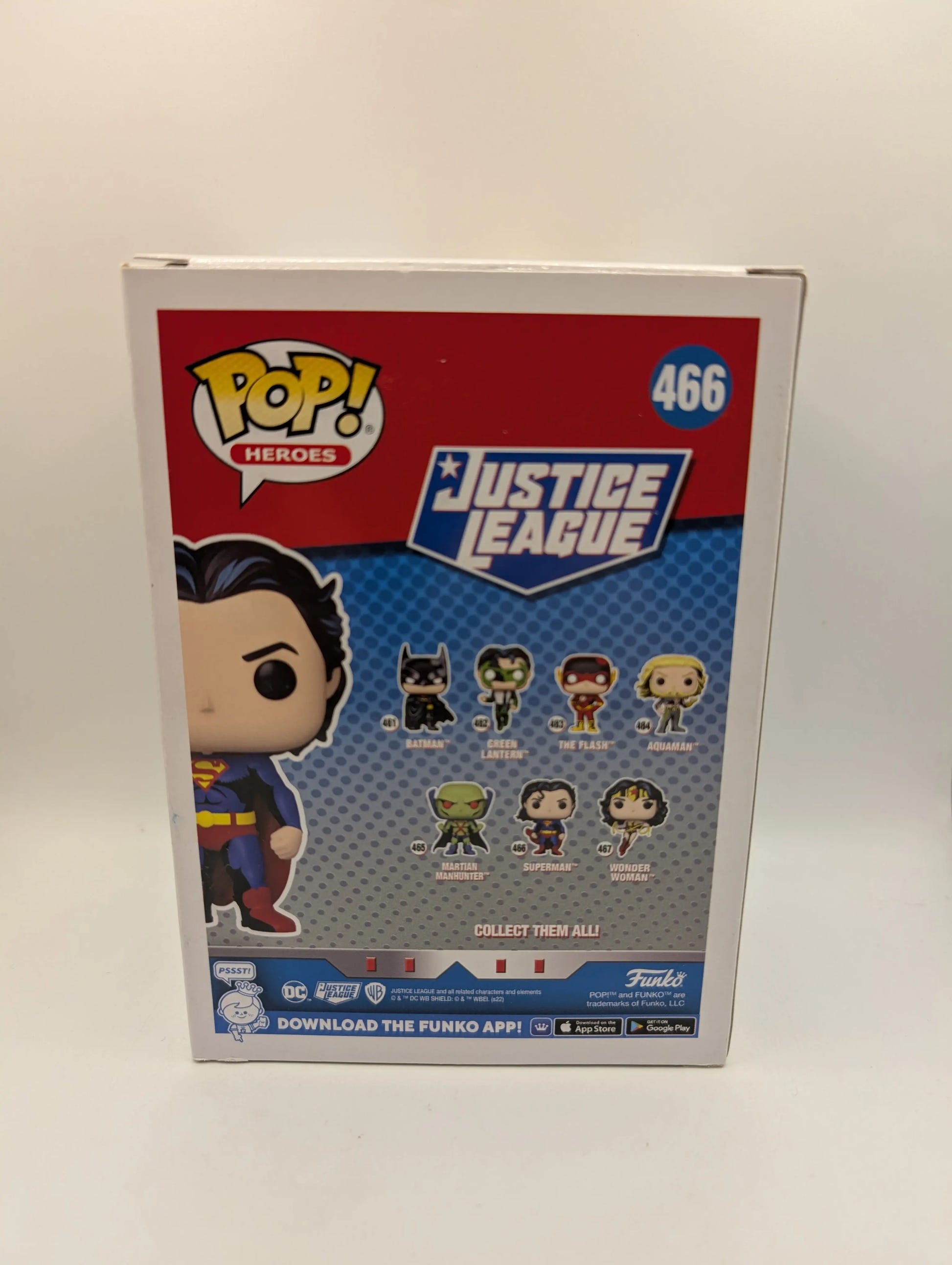 Justice League (comics) - Superman Pop! Vinyl Figure (RS) #466 Funko FRENLY BRICKS - Open 7 Days image 3