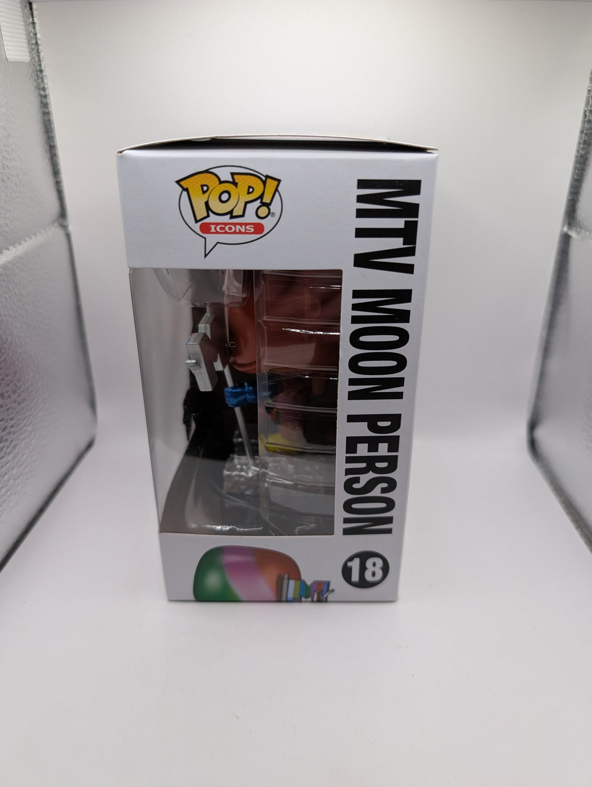 FUNKO POP VINYL ICONS MTV MUSIC TV 18 MTV MOON PERSON RAINBOW FRENLY BRICKS - Open 7 Days