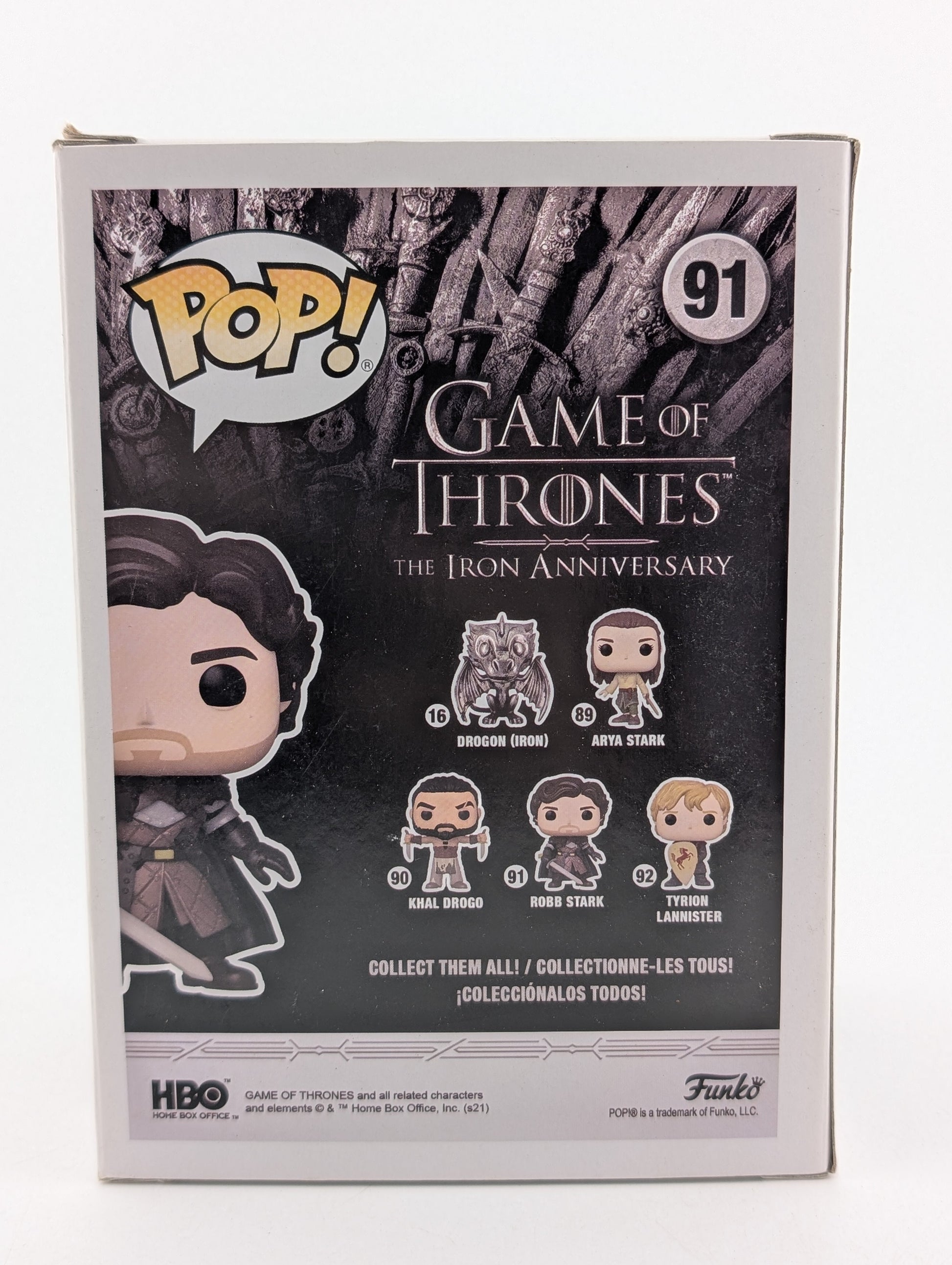 Funko POP! Game Of Thrones - Robb Stark #91 - Vinyl Collectable FRENLY BRICKS - Open 7 Days