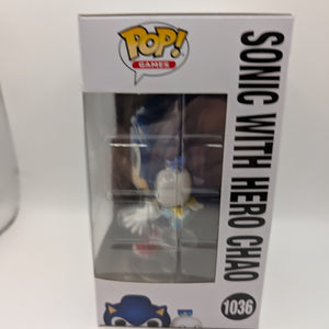 Funko Pop Sonic The Hedgehog Sonic with Chao #1036 Vinyl Figure