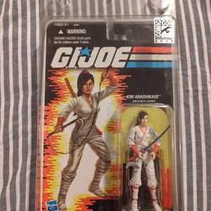 2012 GI Joe SDCC Exclusive Kim Arashikage Jinx White Outfit variant w case FRENLY BRICKS - Open 7 Days