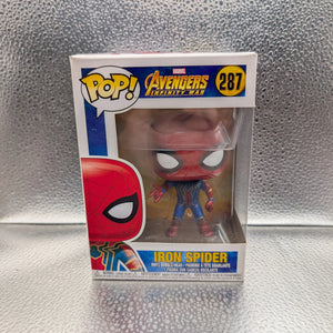 FUNKO Pop Vinyl Iron Spider Marvel #287 FRENLY BRICKS - Open 7 Days