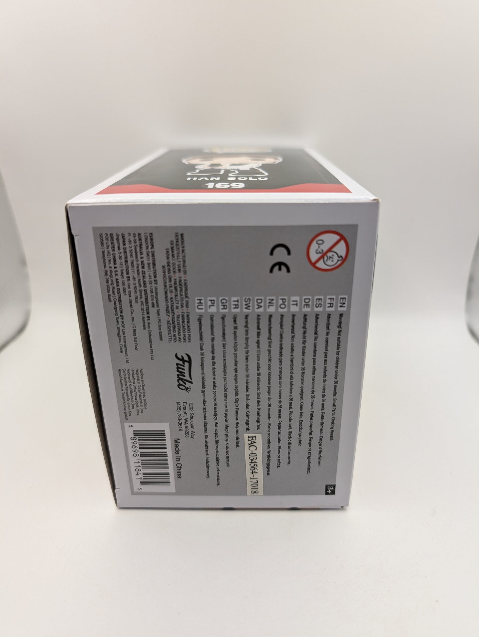 Funko Star Wars Han Solo Pop Vinyl Figure Galactic Convention Exclusive #169 FRENLY BRICKS - Open 7 Days