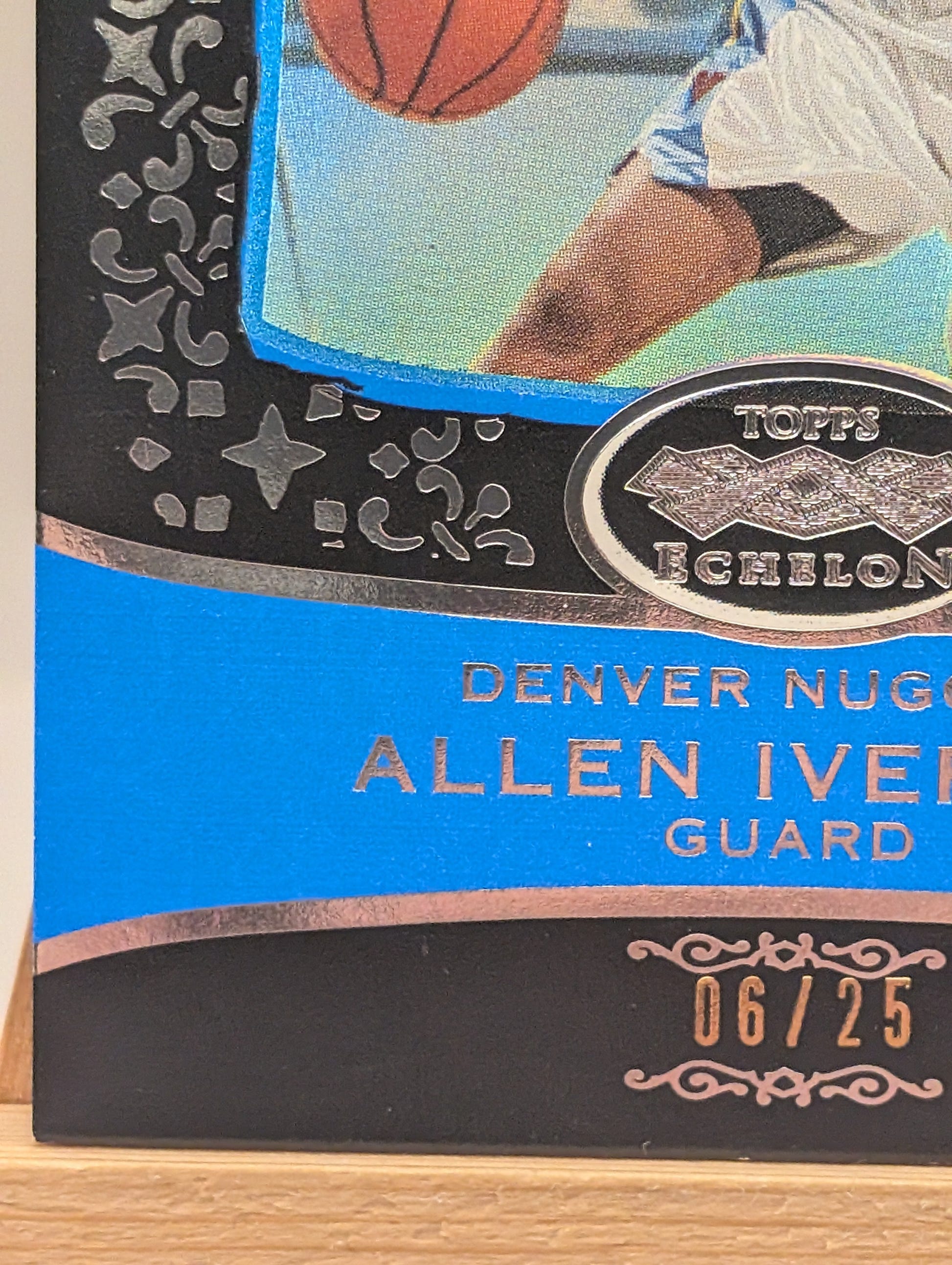 2007-08 Topps Allen Iverson Echelon Blue /25 FRENLY BRICKS - Open 7 Days image 7