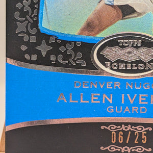2007-08 Topps Allen Iverson Echelon Blue /25 FRENLY BRICKS - Open 7 Days