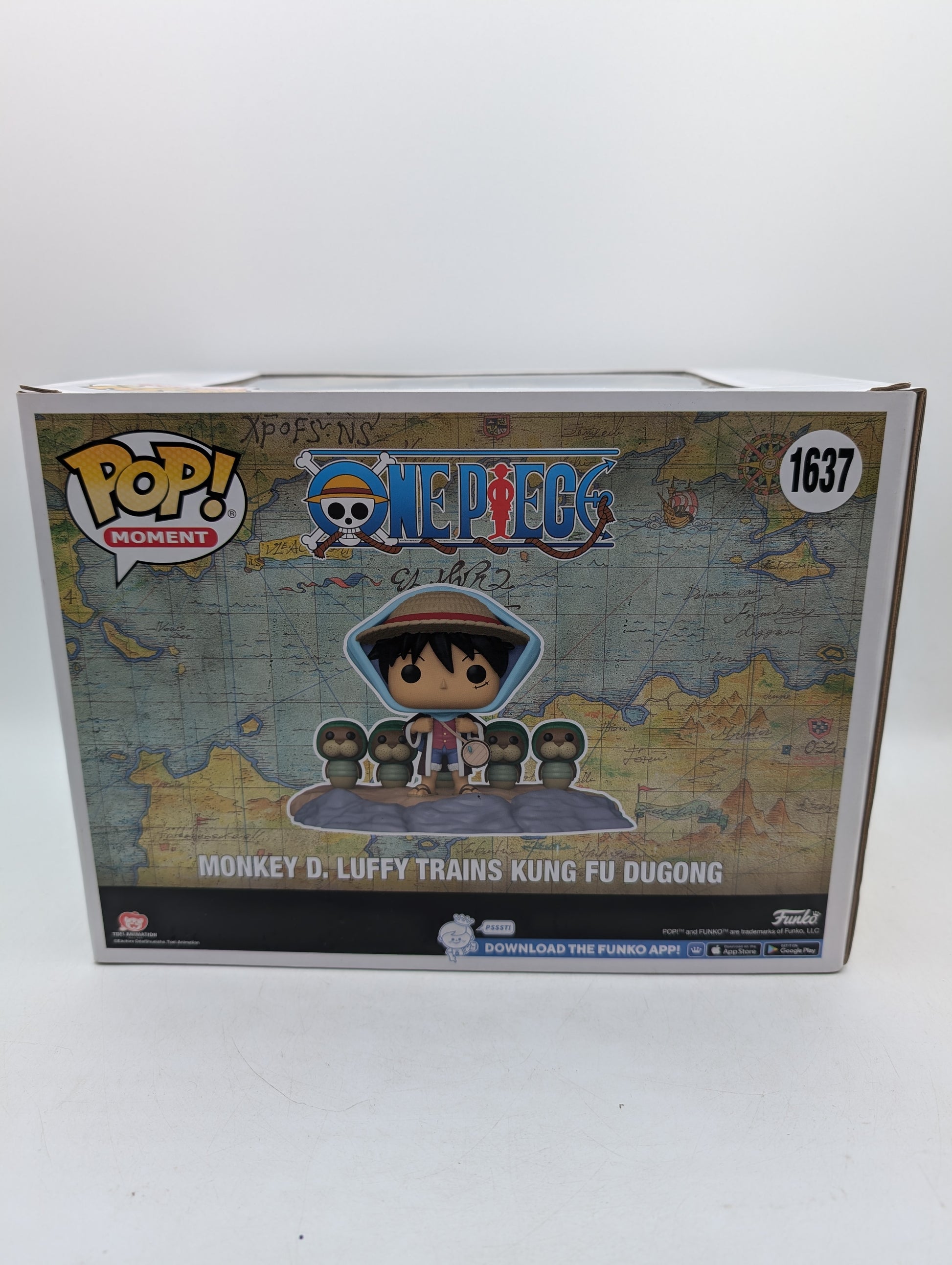 Funko Pop! Vinyl ONE PIECE Monkey D. Luffy Trains Kung Fu Dugong #1637 image 5