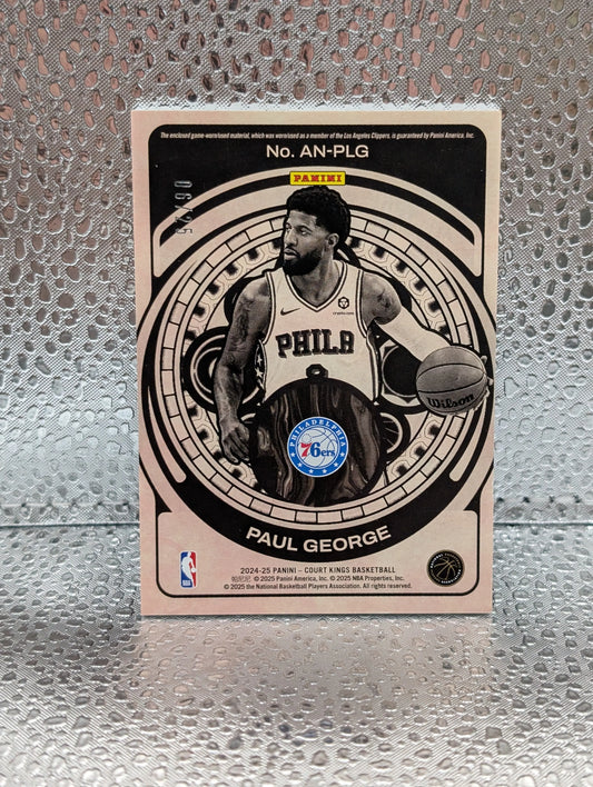 2024-25 Panini Court Kings - Art Nouveau Paul George #AN-PGL Philadelphia 76ers /25 FRENLY BRICKS - Open 7 Days