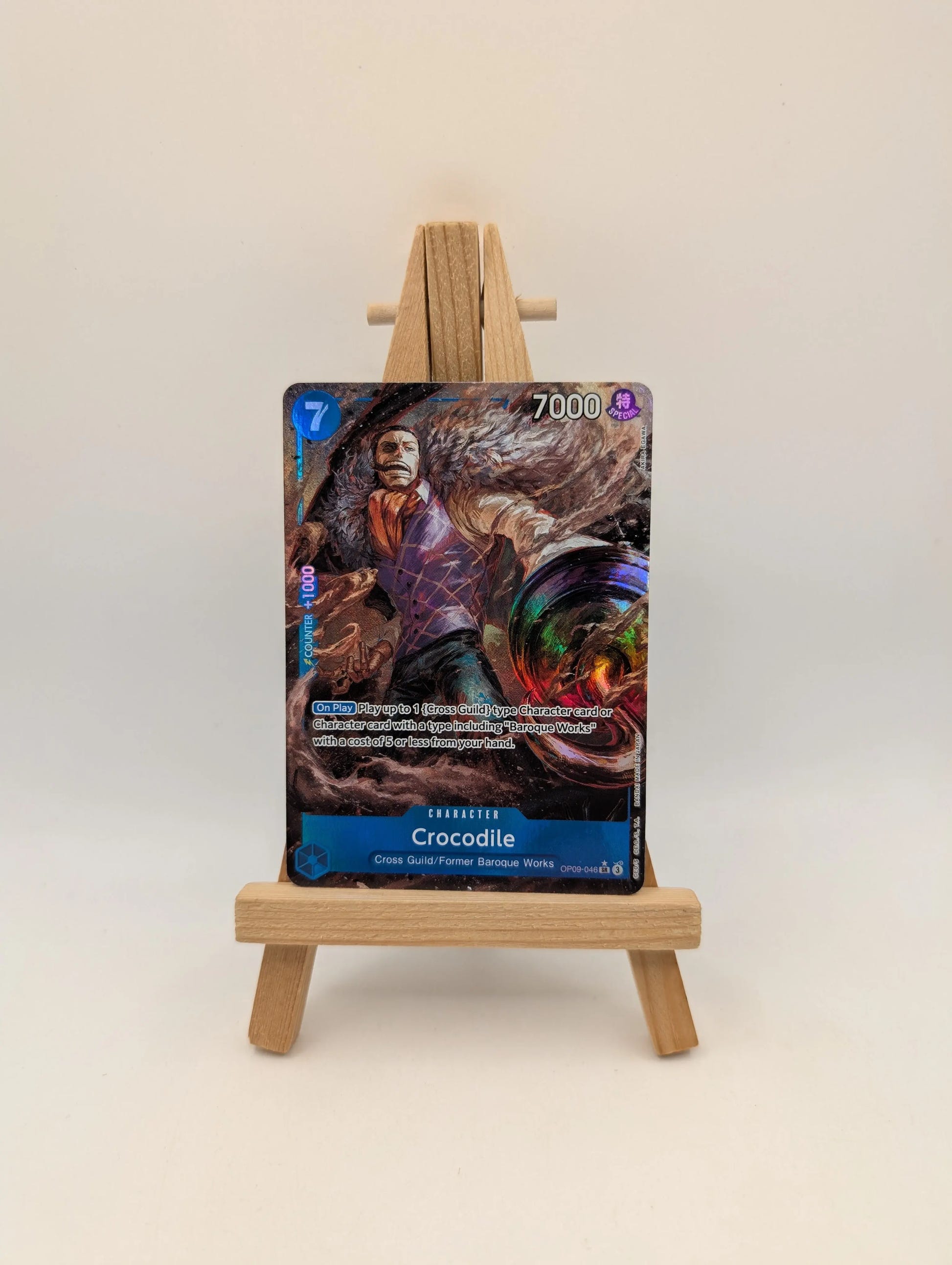 Crocodile (Alt Art) OP09-046 English Emperors in New World - One Piece Card - NM FRENLY BRICKS - Open 7 Days image 1