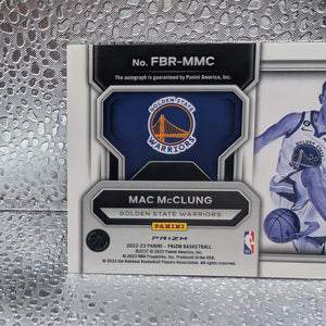 Mac McClung Rookie Auto 2022-23 Panini Prizm Fast Break Autograph Dunk Champion FRENLY BRICKS - Open 7 Days