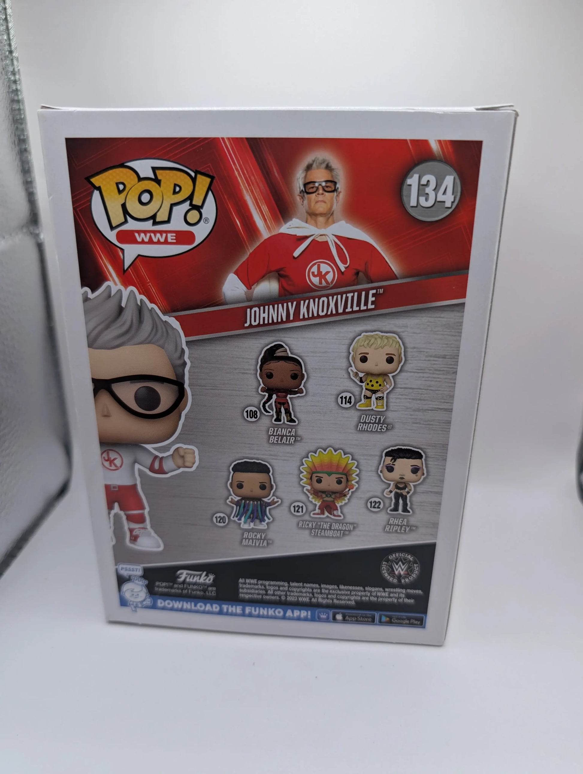 Funko Pop! WWE: #134 JOHNNY KNOXVILLE 2023 Summer Convention *VAULTED* FRENLY BRICKS - Open 7 Days