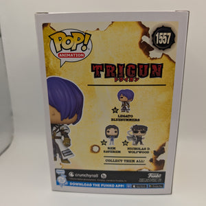 Funko Pop Animation Trigun 1557 Legato Bluesummers Anime Vinyl Figure FRENLY BRICKS - Open 7 Days