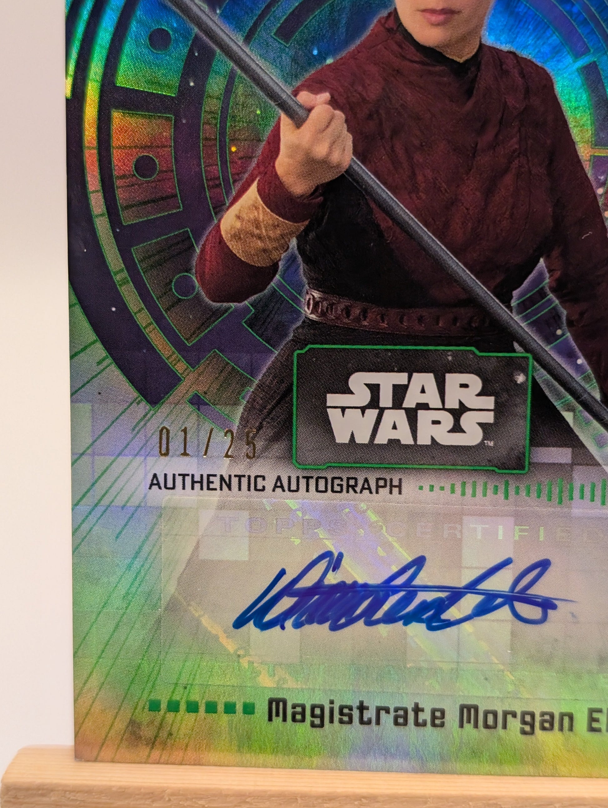 Topps Star Wars Signature Edition Diana Lee Inosanto Auto Autograph Magistrate Green FRENLY BRICKS - Open 7 Days